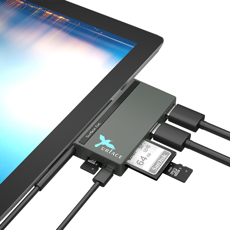 IMD-SUR339　Surfaceアダプタ USB変換 ドッキングサプライ SD
