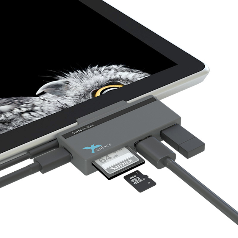 IMD-DH015　Surface Go アダプタ USB変換ドッキングサプライ SD PD