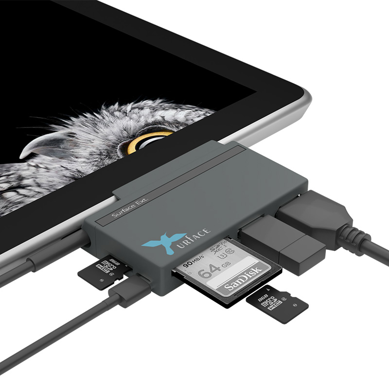 IMD-DH018　Surface Go アダプタ USB変換ドッキングサプライ SD HDMI