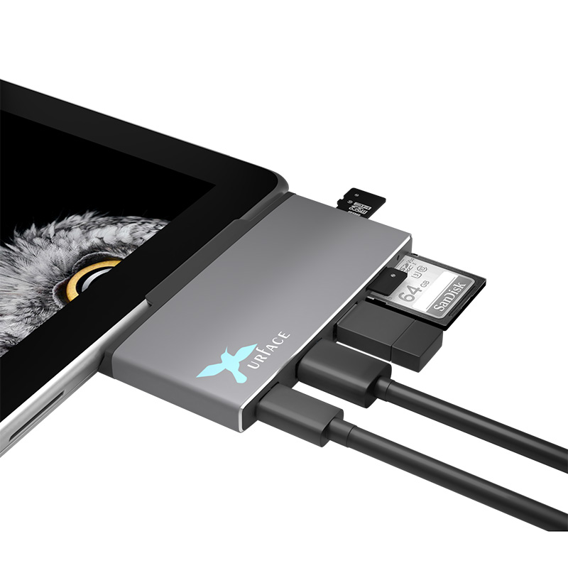 IMD-SGO350　Surface Go/Go2 アダプタ USB変換ドッキングサプライ SD PD