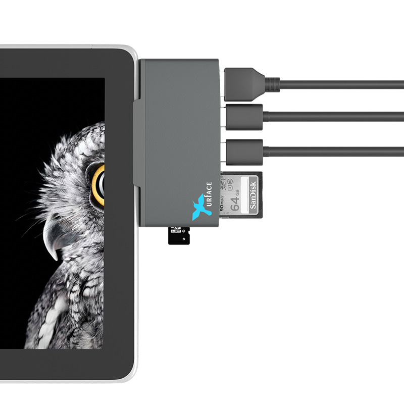 IMD-SGO353 Surface Go/Go2 アダプタ USB変換ドッキングサプライ SD 