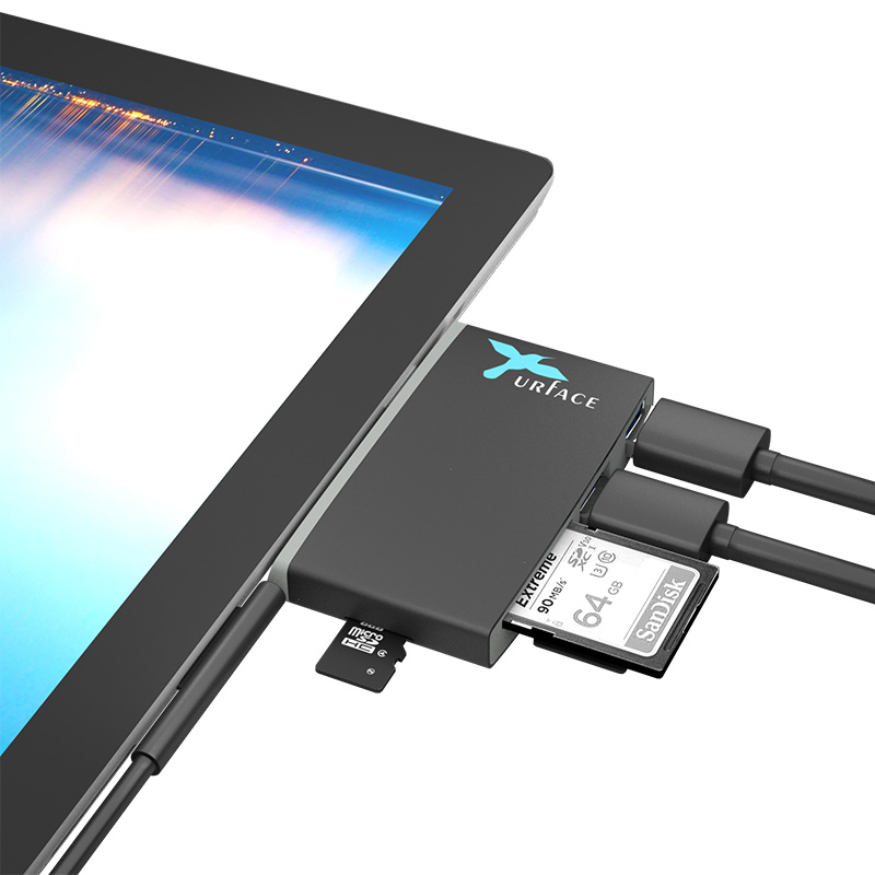 IMD-SUR337　Surfaceアダプタ USB変換ドッキングサプライ SD 
