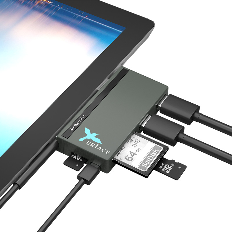 IMD-SUR338　Surfaceアダプタ USB変換ドッキングサプライ SD 