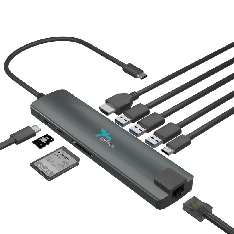 IMD-ULC360　Type-C 3.1 Hub＆Reader&HDMI&LAN with PD